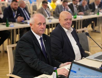 Radni podczas LX zwyczajnej sesji Sejmiku Województwa Lubuskiego