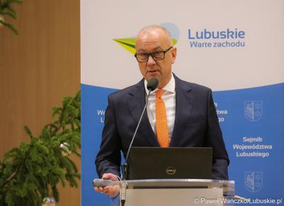 Marszałek Województwa Lubuskiego Marcin Jabłoński