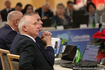 Wicemarszałkowie Województwa Lubuskiego podczas LX zwyczajnej sesji Sejmiku Województwa Lubuskiego. Na pierwszym planie: Zbigniew Kołodziej, za nim Łukasz Porycki