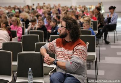 Pierwsza lekcja z cyklu „Kosmiczne Rewolucje” w Parku Technologii Kosmicznych w Nowym Kisielinie Zielonej Górze. 