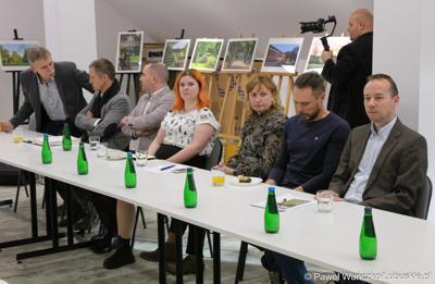 Uczestnicy spotkania Instytucji Zarządzającej programem „Fundusze Europejskie dla Lubuskiego 2021-2027” z partnerstwem jednostek samorządu terytorialnego w Łęknicy