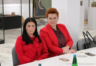 Uczestniczki spotkania Instytucji Zarządzającej programem „Fundusze Europejskie dla Lubuskiego 2021-2027” z partnerstwem jednostek samorządu terytorialnego w Łęknicy