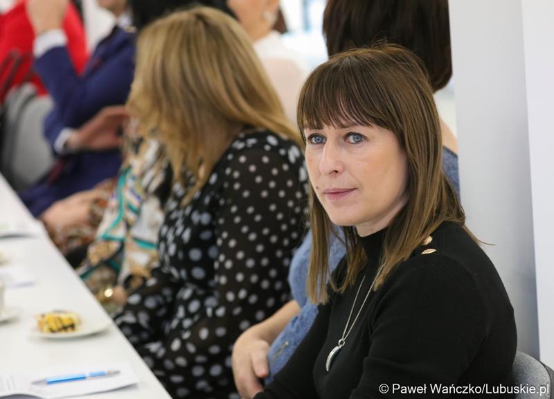 Uczestniczka spotkania Instytucji Zarządzającej programem „Fundusze Europejskie dla Lubuskiego 2021-2027” z partnerstwem jednostek samorządu terytorialnego w Łęknicy