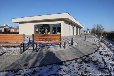 Dach budynku Pawilonu Rehabilitacyjnego w Lubuskim Centrum Ortopedii w Świebodzinie