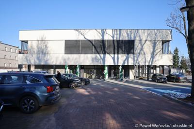Budynek Pawilonu Rehabilitacyjnego w Lubuskim Centrum Ortopedii w Świebodzinie