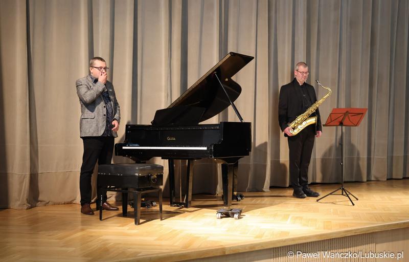 Muzycy na spotkaniu noworocznym w Urzędzie Marszałkowskim Województwa Lubuskiego