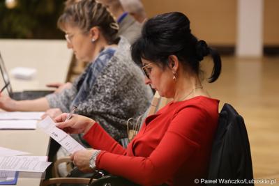 Jury zawodów okręgowych XXXVII Olimpiady Wiedzy Ekonomicznej w Urzeędzie Marszałkowskim Województwa Lubuskiego w Zielonej Górze 