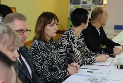 Spotkanie Instytucji Zarządzającej programem Fundusze Europejskie dla Lubuskiego 2021-2027 z przedstawicielami miast i gmin tworzących Partnerstwo Razem dla rozwoju Powiatu Żagańskiego: Małomice, Niegosławice, Brzeźnica, Szprotawa, powiat Żagański. 
 