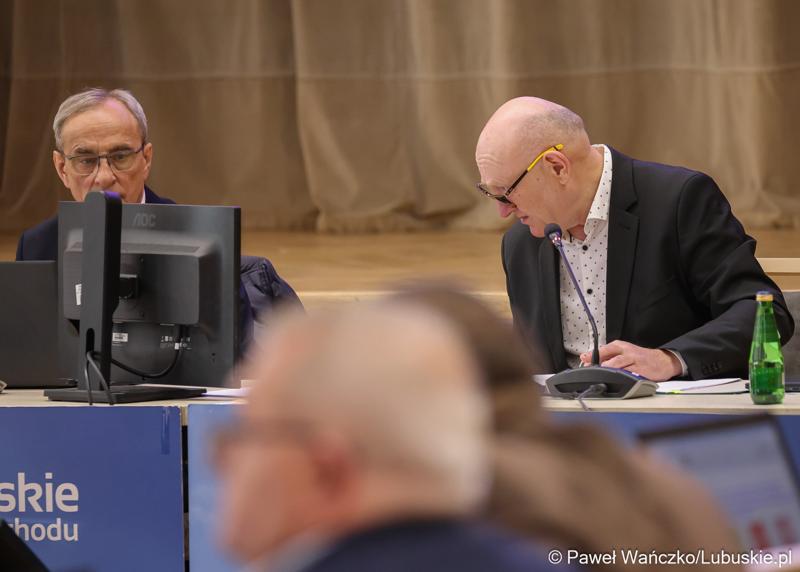 Prezydium Sejmiku Woj. Lubuskiego na styczniowej zwyczajnej sesji Sejmiku Województwa Lubuskiego