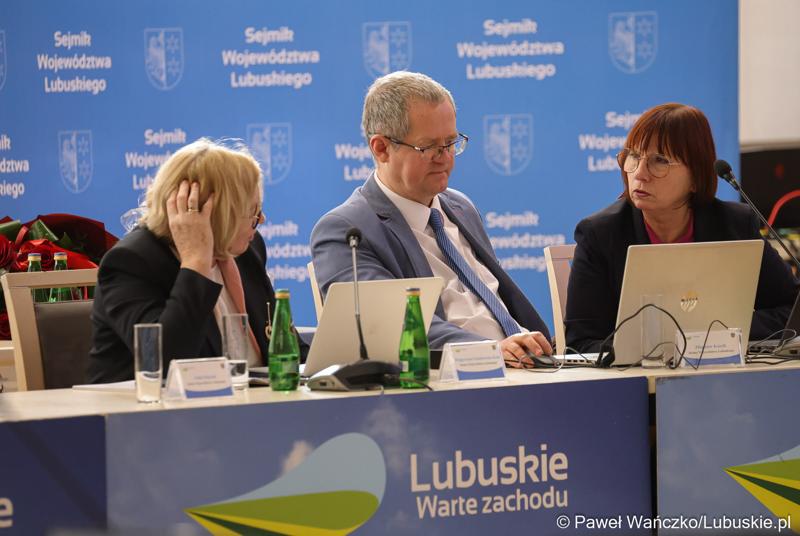 Radni na styczniowej zwyczajnej sesji Sejmiku Województwa Lubuskiego