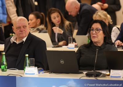 Uczestnicy styczniowej zwyczajnej sesji Sejmiku Województwa Lubuskiego
