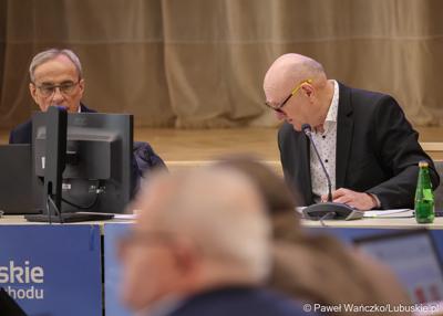 Prezydium Sejmiku Woj. Lubuskiego na styczniowej zwyczajnej sesji Sejmiku Województwa Lubuskiego