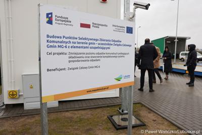 Punkt Selektywnej Zbiórki Odpadów Komunalnych w Deszcznie