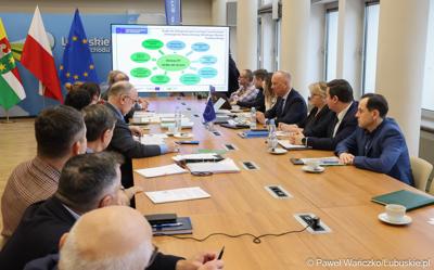 Spotkanie Instytucji Zarządzającej programem Fundusze Europejskie dla Lubuskiego 2021-2027 z Zielonogórsko-Nowosolskim Miejskim Obszarem Funkcjonalnym