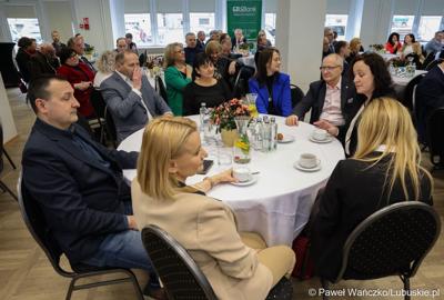 Uczestnicy Gospodarczej Inauguracji 2024 r. w sali sesyjnej Urzędu Miasta w Gorzowie Wlkp.