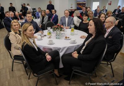 Uczestnicy Gospodarczej Inauguracji 2024 r. w sali sesyjnej Urzędu Miasta w Gorzowie Wlkp.