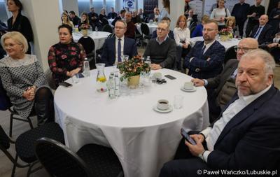 Uczestnicy Gospodarczej Inauguracji 2024 r. w sali sesyjnej Urzędu Miasta w Gorzowie Wlkp.