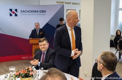 Uczestnicy Gospodarczej Inauguracji 2024 r. w sali sesyjnej Urzędu Miasta w Gorzowie Wlkp.