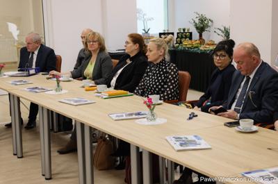 Uczestnicy spotkania Instytucji Zarządzającej programem Fundusze Europejskie dla Lubuskiego 2021-2027 spotkali się z Partnerstwem Porozumienie Gmin Lubsko i Jasień.