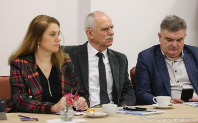 Uczestnicy spotkania Instytucji Zarządzającej programem Fundusze Europejskie dla Lubuskiego 2021-2027 spotkali się z Partnerstwem Porozumienie Gmin Lubsko i Jasień.