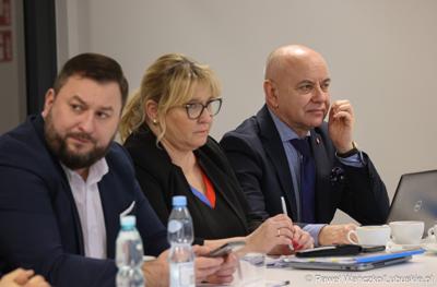 Uczestnicy spotkania Instytucji Zarządzającej programem Fundusze Europejskie dla Lubuskiego 2021-2027 z Gorzowskim Miejskim Obszarem Funkcjonalnym