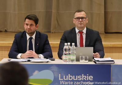 Uczestnicy spotkania wicemarszałka Zbigniewa Kołodzieja z przedstawicielami Rad Powiatowych Lubuskiej Izby Rolniczej