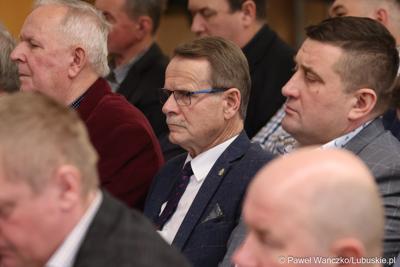 Uczestnicy spotkania wicemarszałka Zbigniewa Kołodzieja z przedstawicielami Rad Powiatowych Lubuskiej Izby Rolniczej