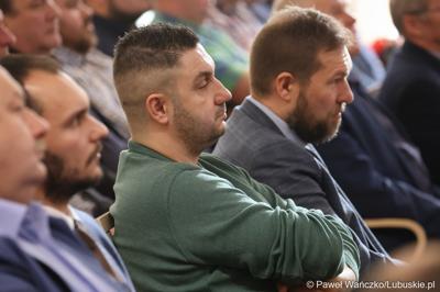 Uczestnicy spotkania wicemarszałka Zbigniewa Kołodzieja z przedstawicielami Rad Powiatowych Lubuskiej Izby Rolniczej