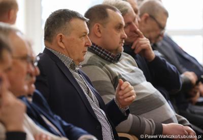 Uczestnicy spotkania wicemarszałka Zbigniewa Kołodzieja z przedstawicielami Rad Powiatowych Lubuskiej Izby Rolniczej