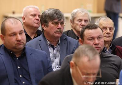 Uczestnicy spotkania wicemarszałka Zbigniewa Kołodzieja z przedstawicielami Rad Powiatowych Lubuskiej Izby Rolniczej