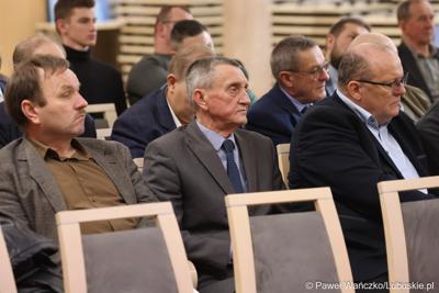 Uczestnicy spotkania wicemarszałka Zbigniewa Kołodzieja z przedstawicielami Rad Powiatowych Lubuskiej Izby Rolniczej