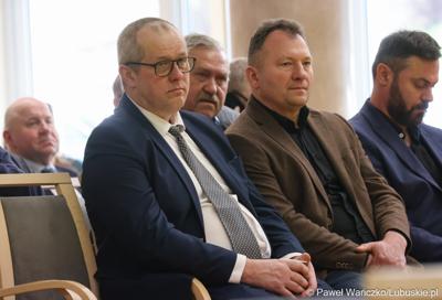 Uczestnicy spotkania wicemarszałka Zbigniewa Kołodzieja z przedstawicielami Rad Powiatowych Lubuskiej Izby Rolniczej