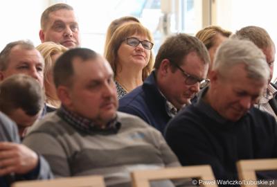 Uczestnicy spotkania wicemarszałka Zbigniewa Kołodzieja z przedstawicielami Rad Powiatowych Lubuskiej Izby Rolniczej