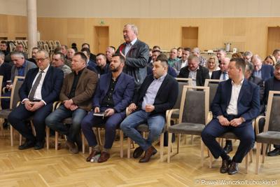 Uczestnicy spotkania wicemarszałka Zbigniewa Kołodzieja z przedstawicielami Rad Powiatowych Lubuskiej Izby Rolniczej