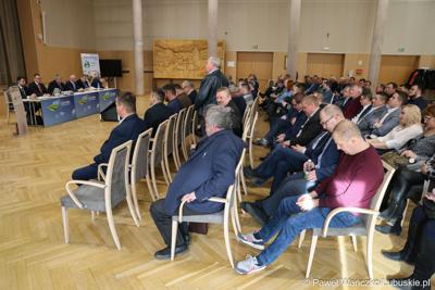 Uczestnicy spotkania wicemarszałka Zbigniewa Kołodzieja z przedstawicielami Rad Powiatowych Lubuskiej Izby Rolniczej