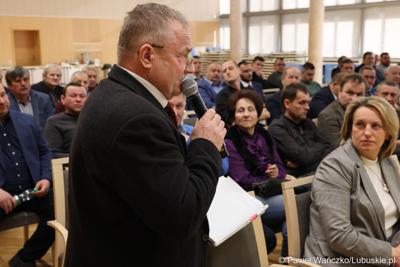Uczestnicy spotkania wicemarszałka Zbigniewa Kołodzieja z przedstawicielami Rad Powiatowych Lubuskiej Izby Rolniczej