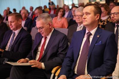 Uroczyste obchody jubileuszu 60-lecia Lubuskiego Towarzystwa Naukowego w Muzeum Ziemi Lubuskiej w Zielonej Górze 