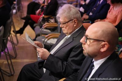 Uroczyste obchody jubileuszu 60-lecia Lubuskiego Towarzystwa Naukowego w Muzeum Ziemi Lubuskiej w Zielonej Górze 