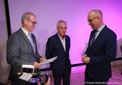Uroczyste obchody jubileuszu 60-lecia Lubuskiego Towarzystwa Naukowego w Muzeum Ziemi Lubuskiej w Zielonej Górze 