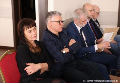 Uczestnicy walnego zgromadzenia członków Zrzeszenia Gmin Województwa Lubuskiego w Lubniewicach 