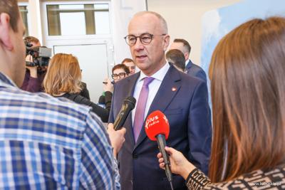 Marcin Jabłoński, Marszałek Województwa Lubuskiego udziela wywiadu mediom