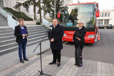 Akcja Krwiodawstwa przed Urzędem Marszałkowskim Województwa Lubuskiego w Zielonej Górze