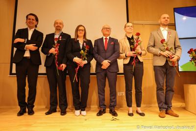 Uczestnicy seminarium pt. 25 lat województwa lubuskiego, które w ramach Tygodnia Statystycznego zorganizował Urząd Statystyczny w Zielonej Górze