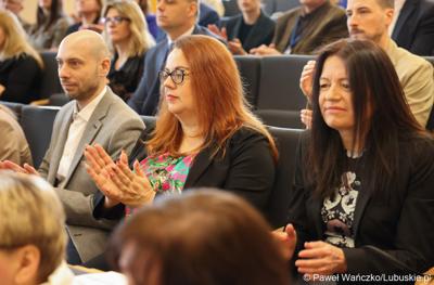 Uczestnicy seminarium pt. 25 lat województwa lubuskiego, które w ramach Tygodnia Statystycznego zorganizował Urząd Statystyczny w Zielonej Górze