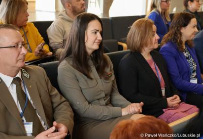 Uczestnicy seminarium pt. 25 lat województwa lubuskiego, które w ramach Tygodnia Statystycznego zorganizował Urząd Statystyczny w Zielonej Górze