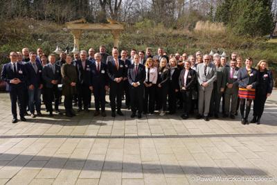 Uczestnicy 48. obrad Komitetu ds. Współpracy Międzyregionalnej Polsko-Niemieckiej Komisji Międzyrządowej ds. Współpracy Regionalnej i Przygranicznej w Görlitz 