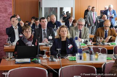 Uczestnicy 48. obrad Komitetu ds. Współpracy Międzyregionalnej Polsko-Niemieckiej Komisji Międzyrządowej ds. Współpracy Regionalnej i Przygranicznej w Görlitz 