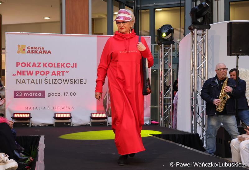 Pokaz kolekcji „New Pop Art”, Natalii Ślizowskiej w gorzowskiej Askanie