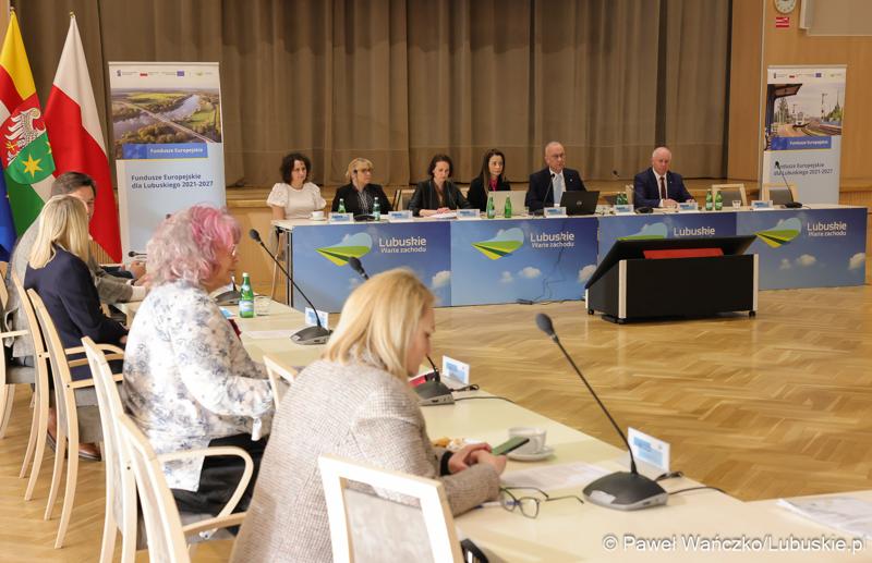 Uczestnicy spotkania Lokalnych Grup Działania w woj. lubuskim