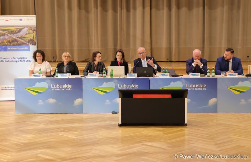 Uczestnicy spotkania Lokalnych Grup Działania w woj. lubuskim